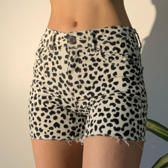 American Eagle Outfitters Pants - American Eagle Animal Print Leopard Shorts